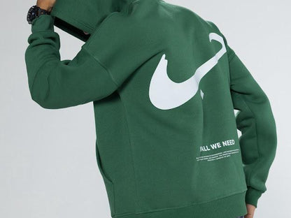‏Over Size Hoodie One Color