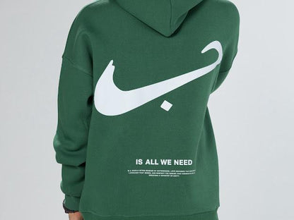 ‏Over Size Hoodie One Color
